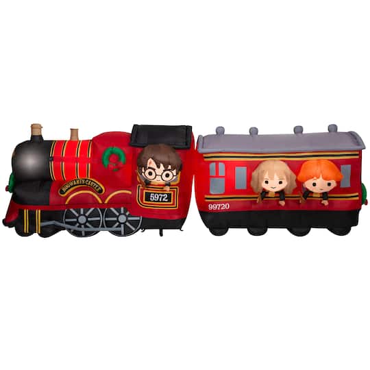 4ft. Airblown&#xAE; Inflatable Christmas Hogwarts Express with LED Lights